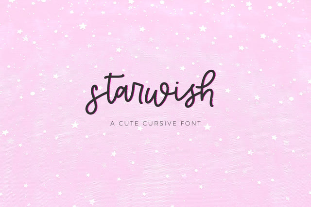 Starwish Script Font Beck McCormick 