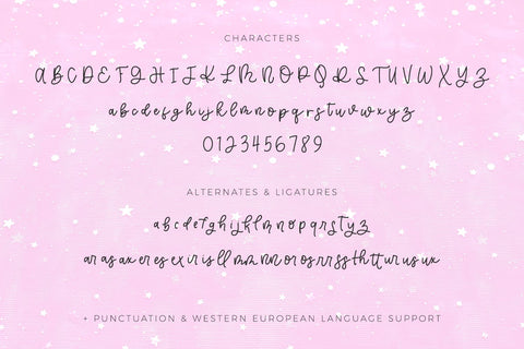 Starwish Script Font Beck McCormick 