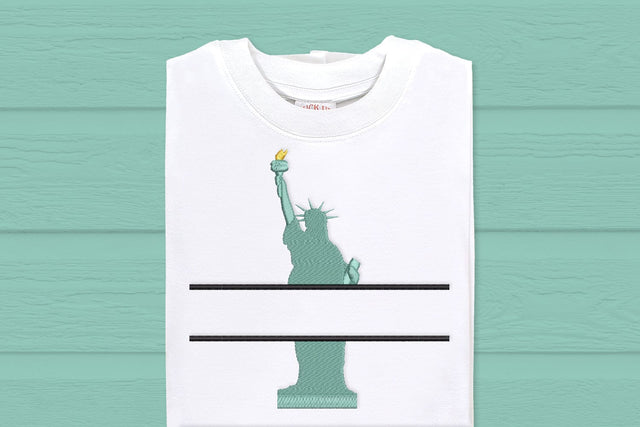 Statue of Liberty Split Embroidery Embroidery/Applique DESIGNS Designed by Geeks 
