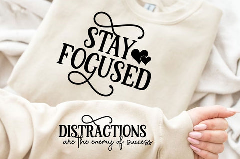 Stay Focused Sleeve SVG Design SVG Regulrcrative 
