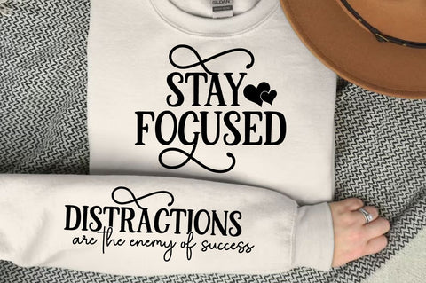 Stay Focused Sleeve SVG Design SVG Regulrcrative 