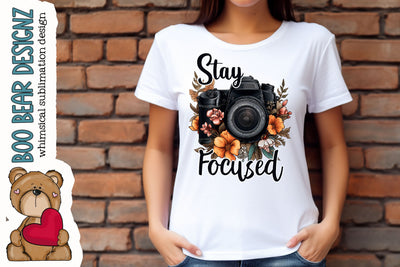 Stay Focused Sublimation Clipart Sublimation Boo Bear Designz 