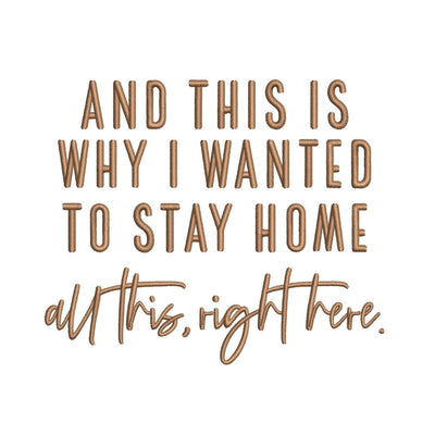 Stay Home Introvert Quote Machine Embroidery Design, 4 sizes, Instant Download Embroidery/Applique DESIGNS Nino Nadaraia 