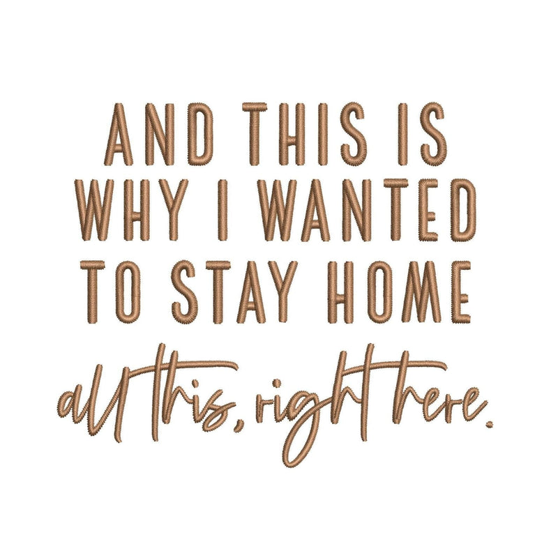 Introvert Quotes Design Stay Home Introvert Quote Machine Embroidery Design, 4 sizes, Instant ...