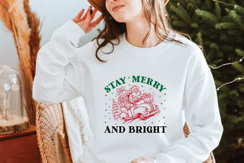 Stay Merry And Bright SVG Angelina750 