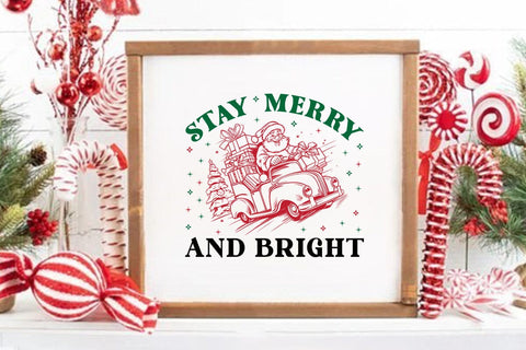 Stay Merry And Bright SVG Angelina750 