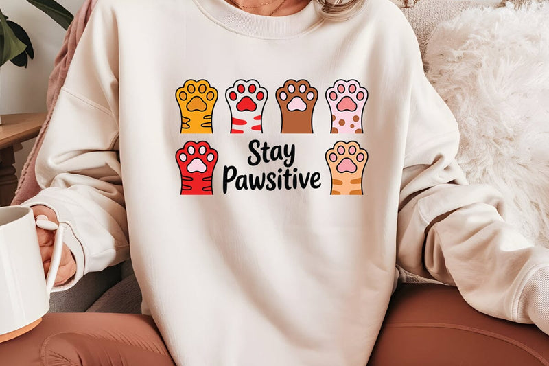 Stay Pawsitive SVG Angelina750 