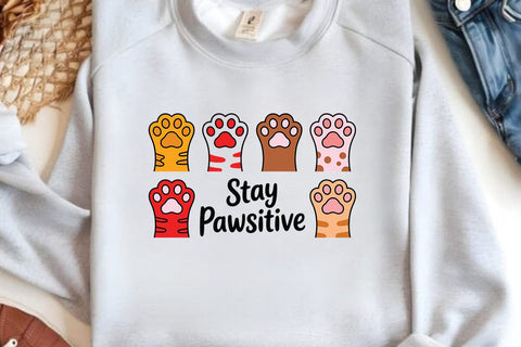 Stay Pawsitive SVG Angelina750 