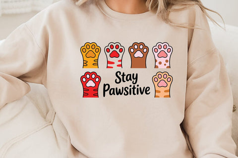 Stay Pawsitive SVG Angelina750 