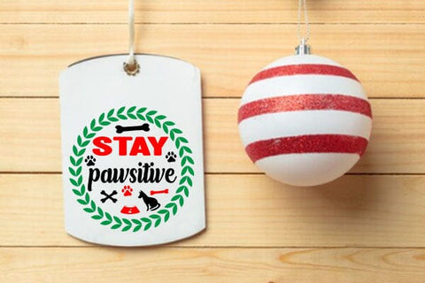 Stay pawsitive SVG Angelina750 