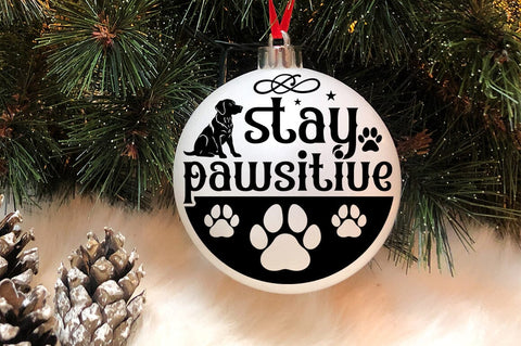 Stay pawsitive SVG Design SVG Designangry 