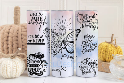 Stay Positive Design Tumbler Wrap, Mom Quotes, Teacher Quotes, Inspirational Sublimation Sublimation BouDesign 