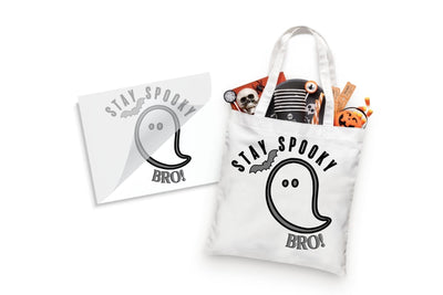 Stay Spooky Bro Halloween DTF Heat Transfer Physical So Fontsy T-Shirt Iron-On Transfer Shop 4x4