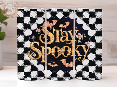 Stay Spooky Halloween 20oz Tumbler Png, Straight & Tapered Tumbler Png, Halloween Spooky Tumbler Png, Digital Download PNG Sublimation Lara' s Designs 