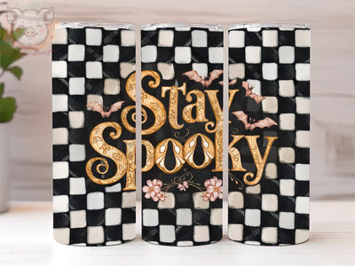 Stay Spooky Halloween 20oz Tumbler Png, Straight & Tapered Tumbler Png, Halloween Spooky Tumbler Png, Digital Download PNG Sublimation Lara' s Designs 