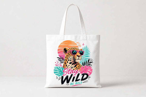 Stay Wild Leopard PNG | Wildlife Sublimation PNG Digital Download SVG BillahCrafts 