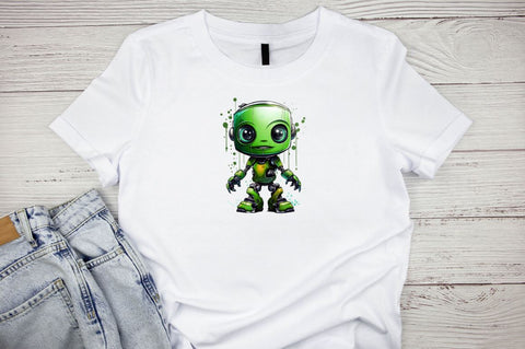 Steampunk Little Robot Sublimation Bundle Sublimation Designangry 
