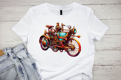 Steampunk Vehicle Sublimation Clipart Bundle Sublimation Designangry 