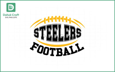 Steelers Football SVG – Helmet Logo SVG PNG & EPS V10 SVG dahukdesign 