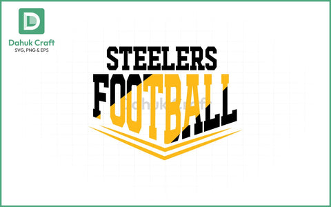 Steelers Football SVG – Helmet Logo SVG PNG & EPS V11 SVG dahukdesign 