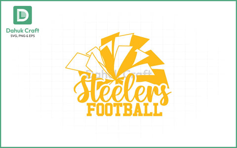 Steelers Football SVG – Helmet Logo SVG PNG & EPS V12 SVG dahukdesign 