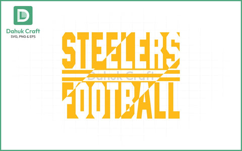 Steelers Football SVG – Helmet Logo SVG PNG & EPS V15 SVG dahukdesign 