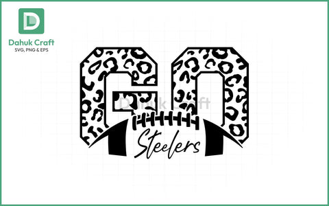 Steelers Football SVG – Layered Logo SVG PNG & EPS V7 SVG dahukdesign 