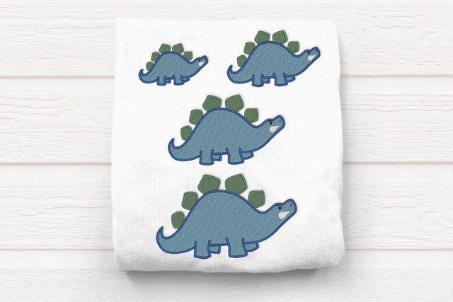 Stegosaurus Dinosaur Mini Embroidery Embroidery/Applique DESIGNS Designed by Geeks 