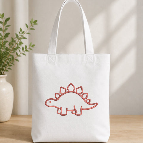 Stegosaurus Outline Embroidery Design – Dinosaur Machine Embroidery File, Simple Dino Outline, Kids Prehistoric Embroidery Design Embroidery/Applique DESIGNS PatternFeed8 