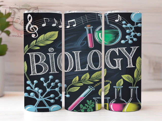 STEM Biology DNA Cell Tumbler Wrap, Science PNG Design, Biology Teacher Gift, 20Oz Sublimation Wrap, DNA Tumbler PNG, Cell Structure Tumbler, STEM Tumbler Design Sublimation Lara' s Designs 
