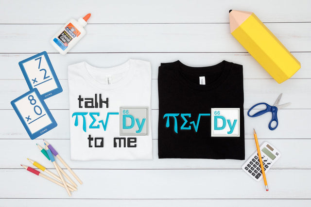 STEM Talk Nerdy to Me Applique Embroidery Embroidery/Applique DESIGNS Designed by Geeks 