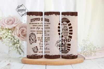 Step Dad Gifts Tumbler 20oz Travel Mug Cup Gift for Bonus Dad, Father Tumbler 20oz Png, Fathers Day 20 oz Tumbler Wrap Sublimation sassyprint 