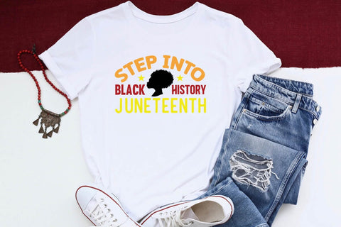 Step Into Black History Juneteenth SVG Angelina750 