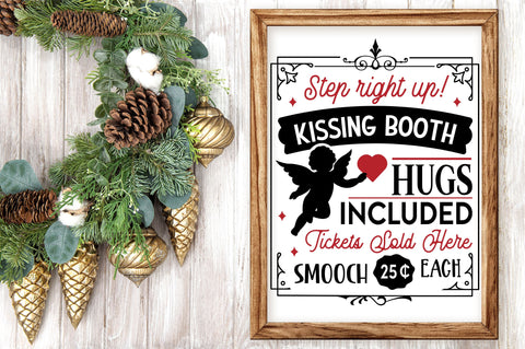 Step right up kissing booth hugs SVG design SVG Regulrcrative 