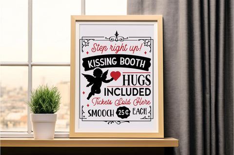 Step right up kissing booth hugs SVG design SVG Regulrcrative 