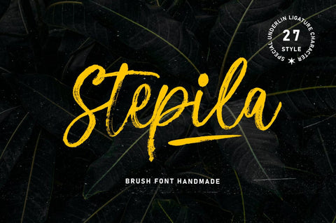 Stepila Font gatype 