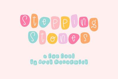 Stepping Stones Font Font Beck McCormick 