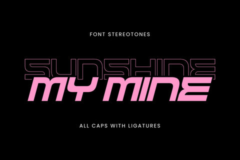 Stereotones Font ahweproject 