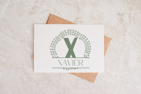 Sterlingly Split Monogram Font Font Dm Letter Studio 