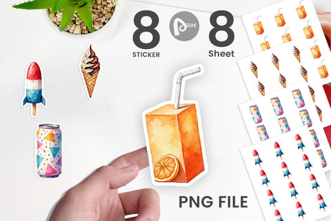 Sticker 90s Snack Nostalgia Sublimation artnoy 
