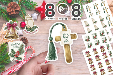 Sticker Advent Candle Countdown & Faith Notes SVG artnoy 