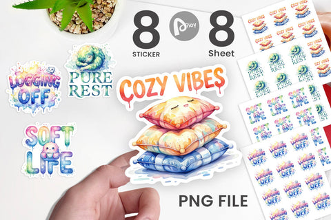 Sticker Anti Hustle Rest Sublimation artnoy 