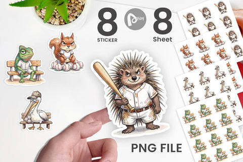Sticker Bitter Benchwarmer Sarcastic Animal Sublimation artnoy 