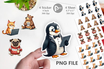 Sticker Black Friday Frenzy Sublimation artnoy 