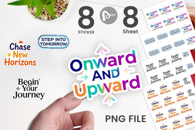 Sticker Bold Action Graduation Quotes Sublimation artnoy 