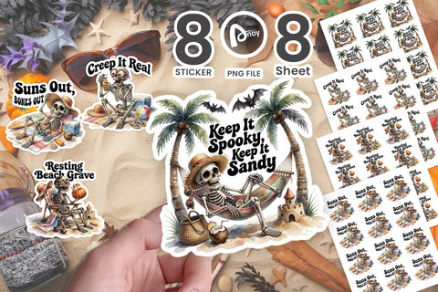 Sticker Burnt Out Sarcastic Bones Club Quotes Sublimation artnoy 