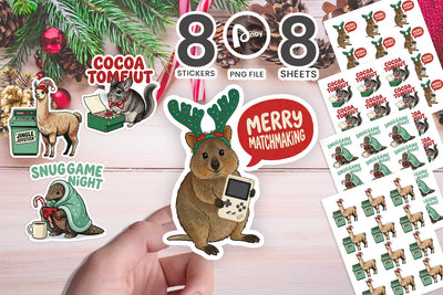 Sticker Candy-Cane Controller Gamer Pets SVG artnoy 