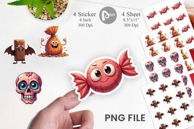 Sticker Candy Surreals Sublimation artnoy 