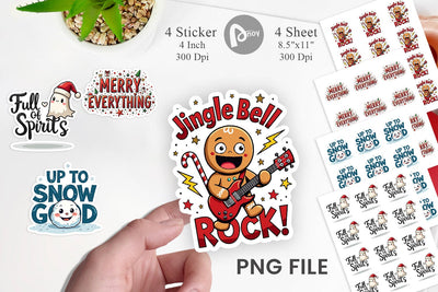 Sticker Chaotic Holiday Spirit: Energetic Ugly Cute Quotes Sublimation artnoy 