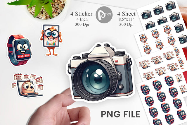 Sticker Cyber Monday Craze Sublimation artnoy 